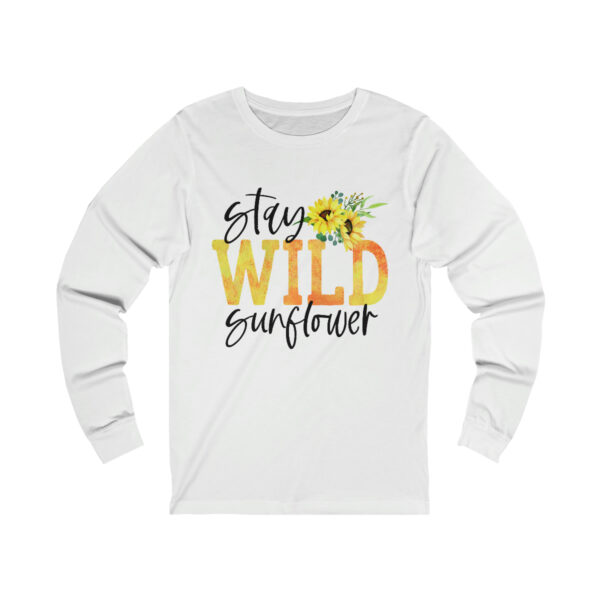 Stay Wild Sunflower LongSleeve TShirt