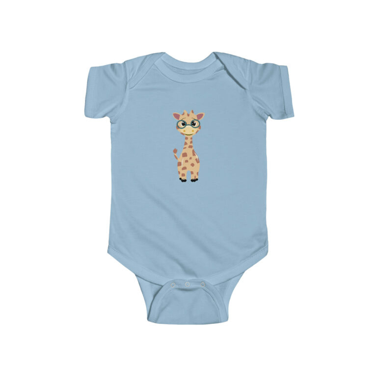 Nerdy Giraffe Infant Fine Jersey Bodysuit