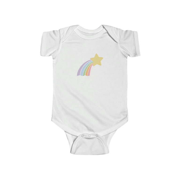 Rainbow Star Infant Fine Jersey Bodysuit