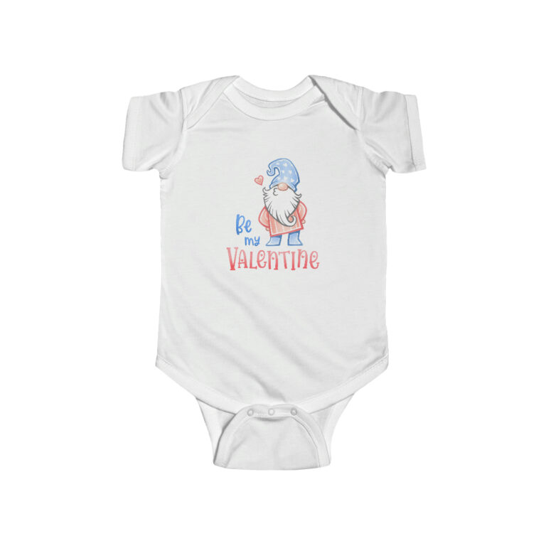 Gnome Be My Valentine Infant Bodysuit