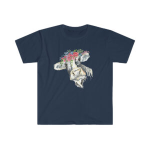 Watercolor Cow Softstyle TShirt