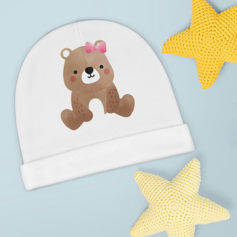 Teddy Bear Baby Beanie