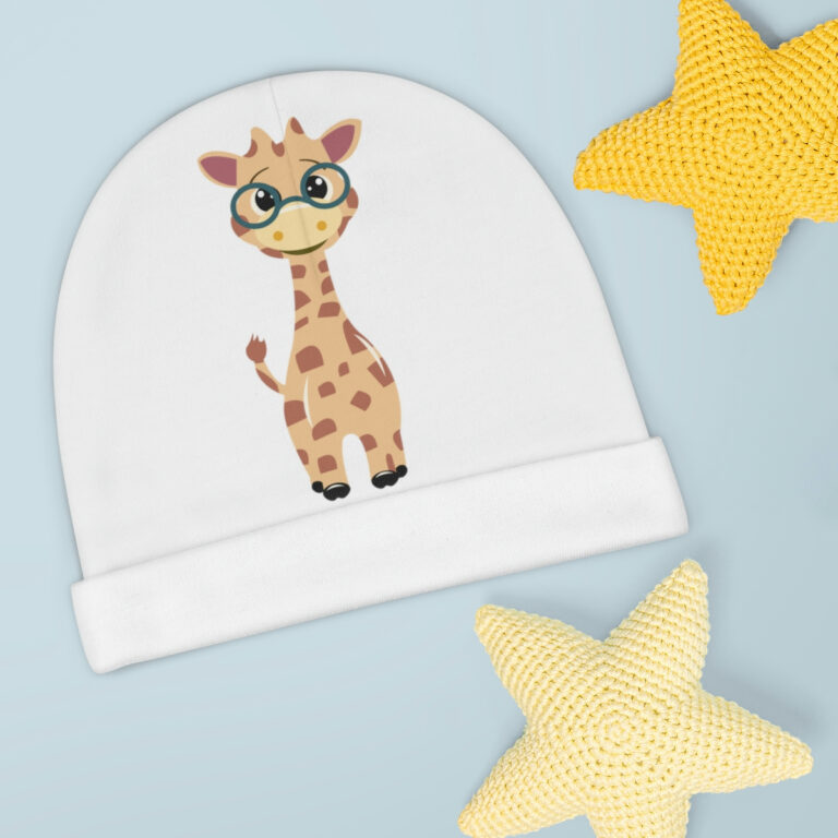 Giraffe Glasses Baby Beanie