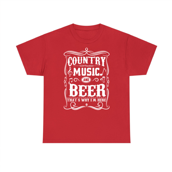 Country Music and Beer Red