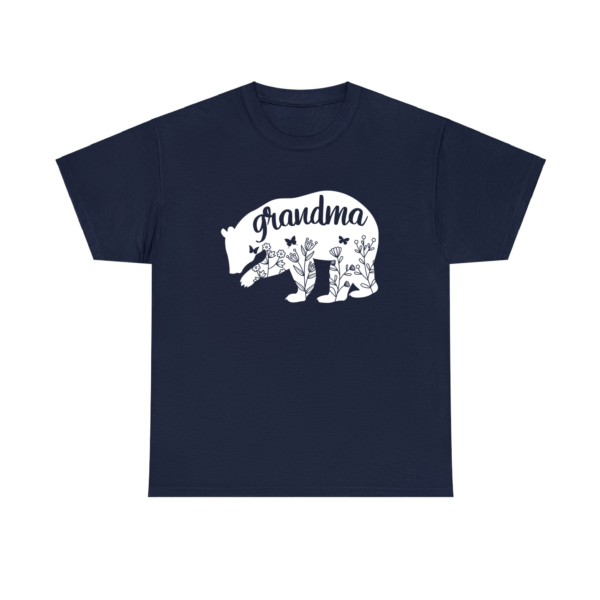 Floral Grandma Bear Navy