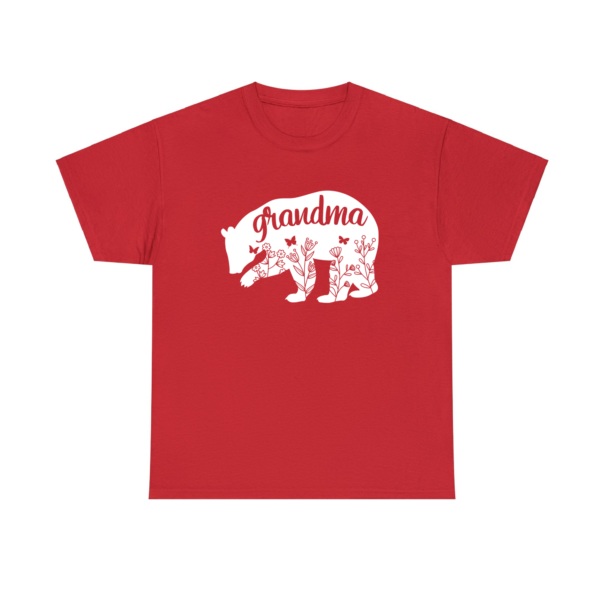 Floral Grandma Bear Red