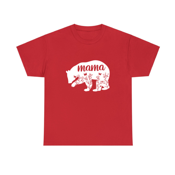 Floral Mama Bear Red