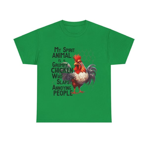 Spirit Animal Grumpy Chicken IIrish Green