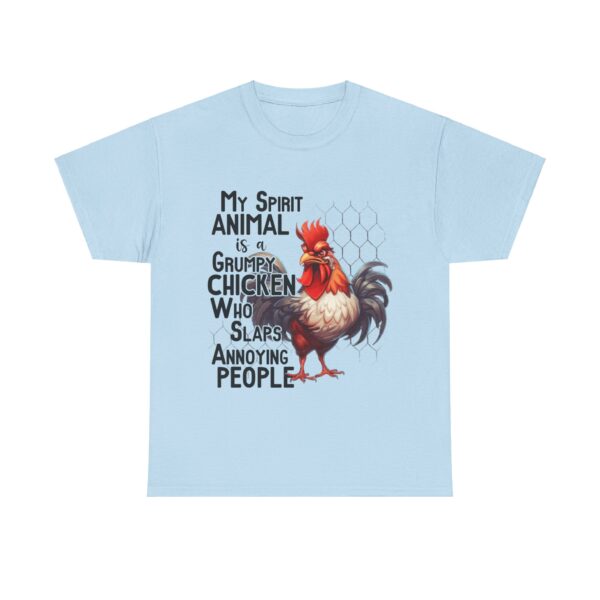 Spirit Animal Grumpy Chicken Light Blue