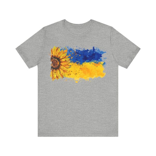 Ukraine Flag SoftCotton Athletic Heather