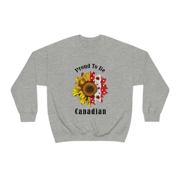 Proud Canadian Crewneck Sweatshirt