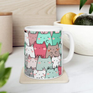 Cat Wrap Ceramic Mug