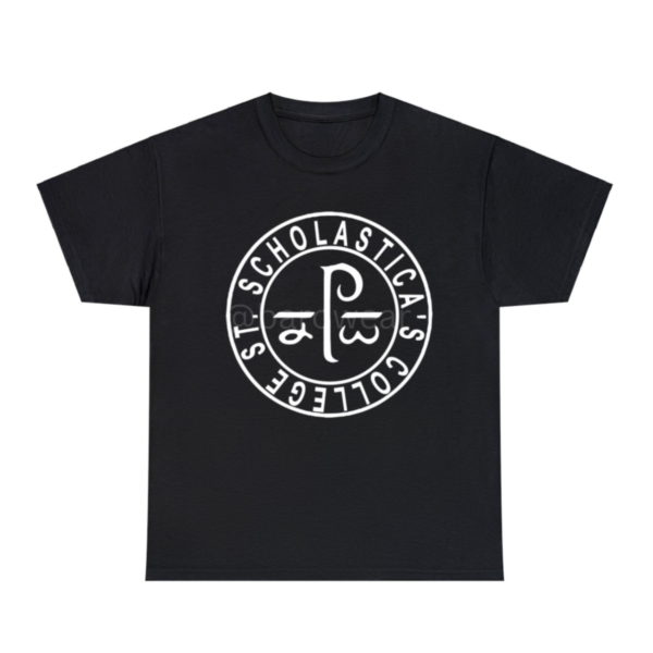 St Scholastica Logo Shirt Black