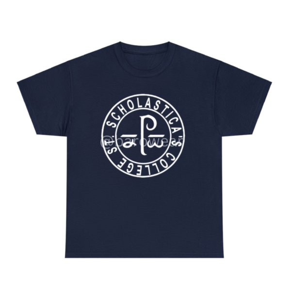 St Scholastica Logo Shirt Navy