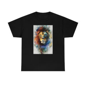 Whimsical Watercolor Lion Shirt