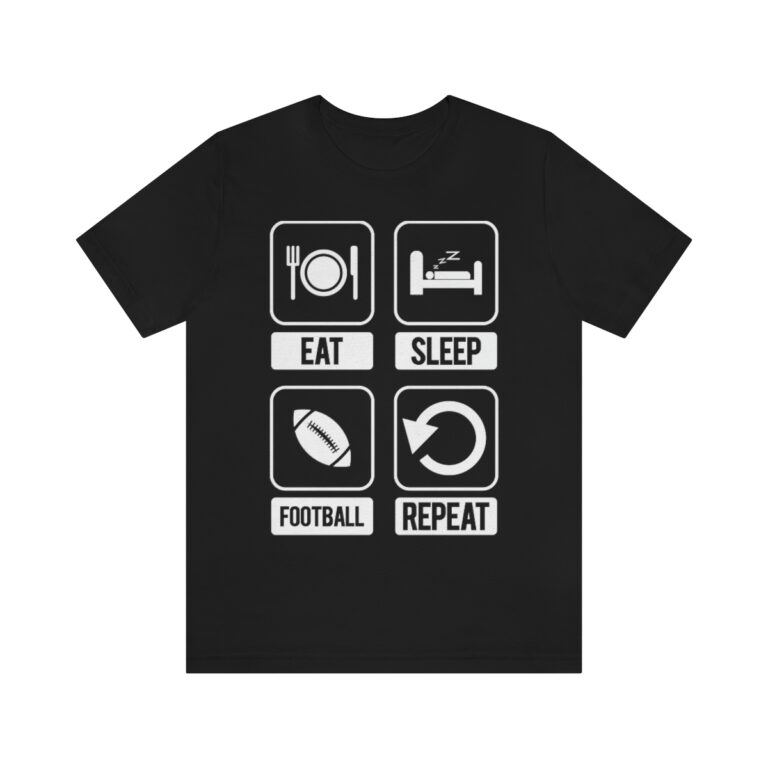 Eat Sleep Football Jersey