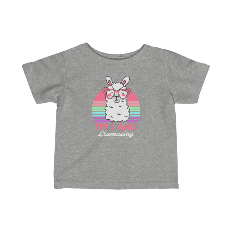 First Birthday Llama TShirt