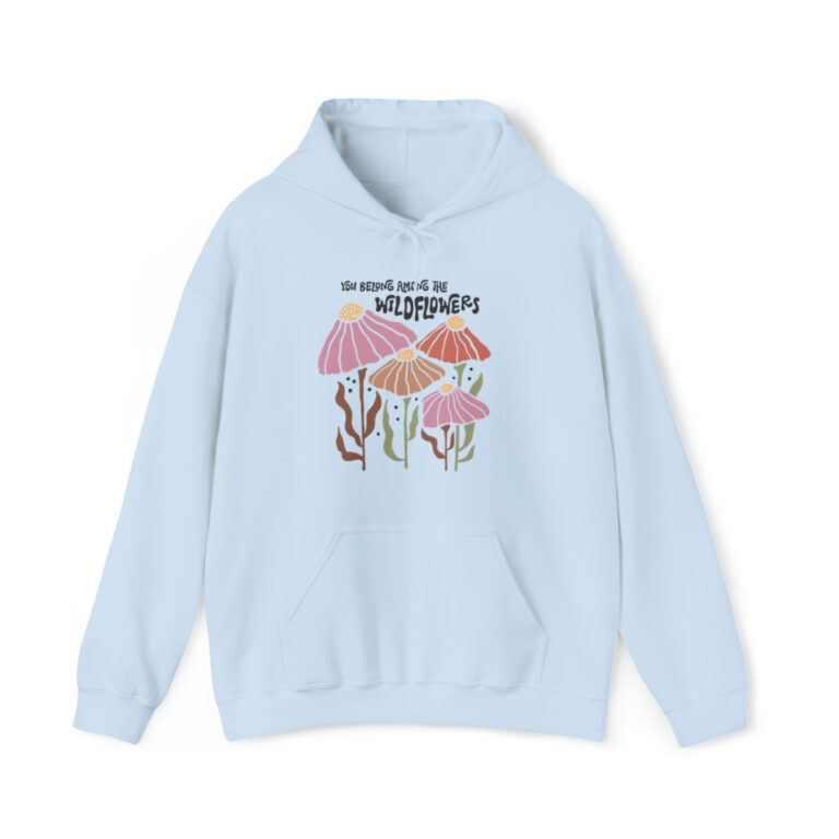 Boho Wildflowers Hoodie Sweatshirt