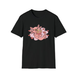 Axolotl Eating Ramen Shirt