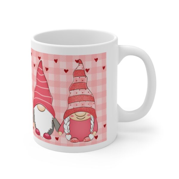 Pink Gnome Plaid Mug