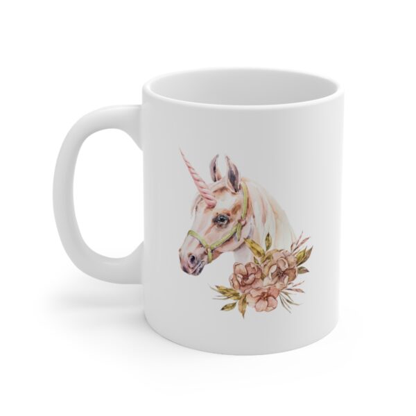 Boho Floral Unicorn Mug