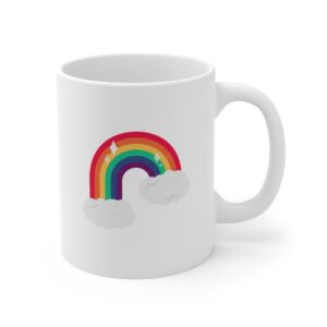 Pride Rainbow Ceramic Mug