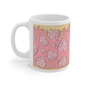 Sweet Pink Heart Mug