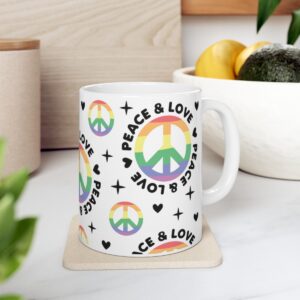 Pride Peace LGBTQIA+ Mug