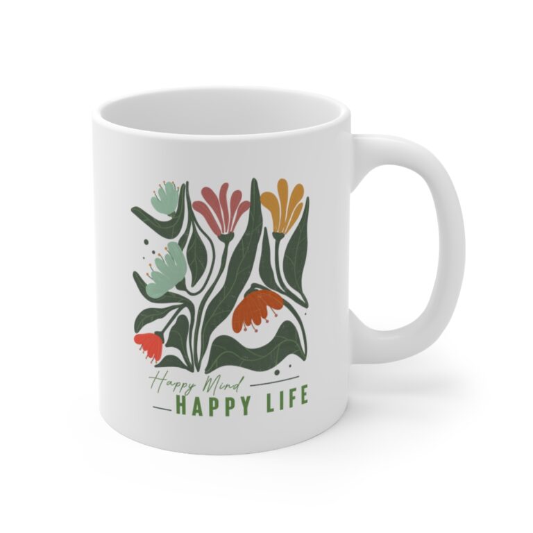 Boho Happy Mind Mug