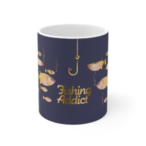 Fishing Addict Ceramic Mug