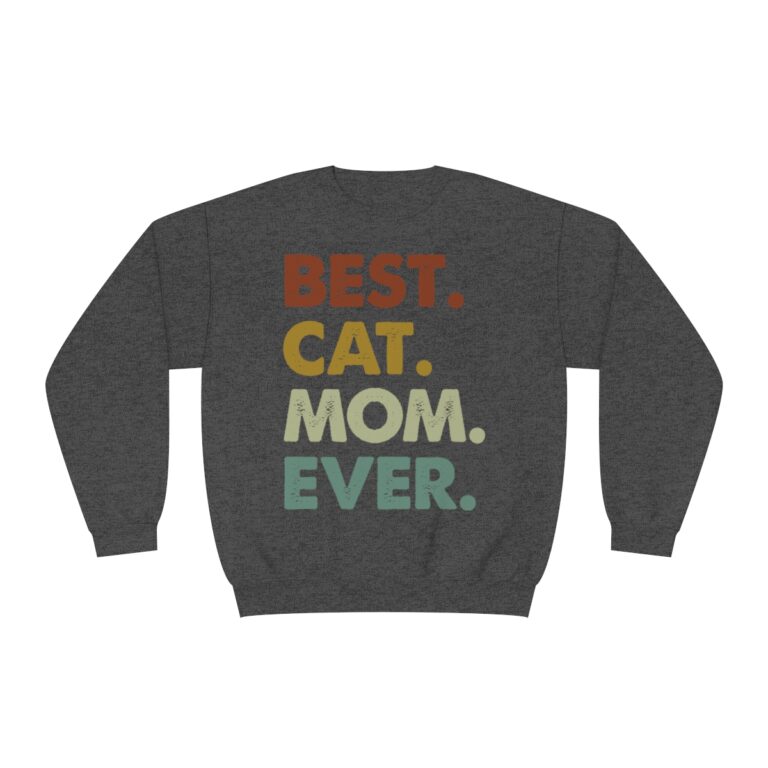 Best Cat Mom Sweatshirt