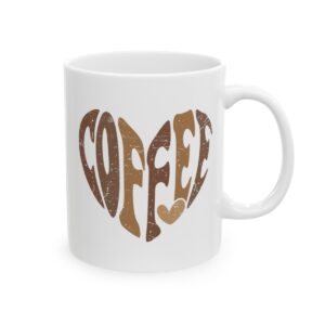 Coffee Heart Graphic Mug