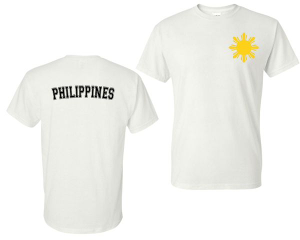 Philippine Star Flag Two Sided White