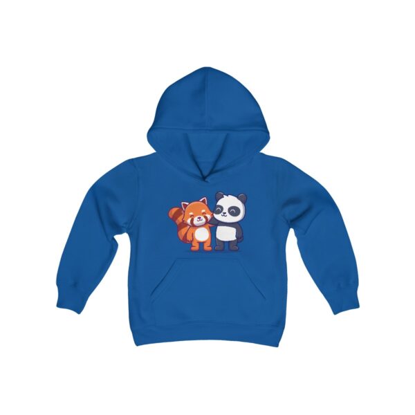 Red Panda Youth Hoodie r blue