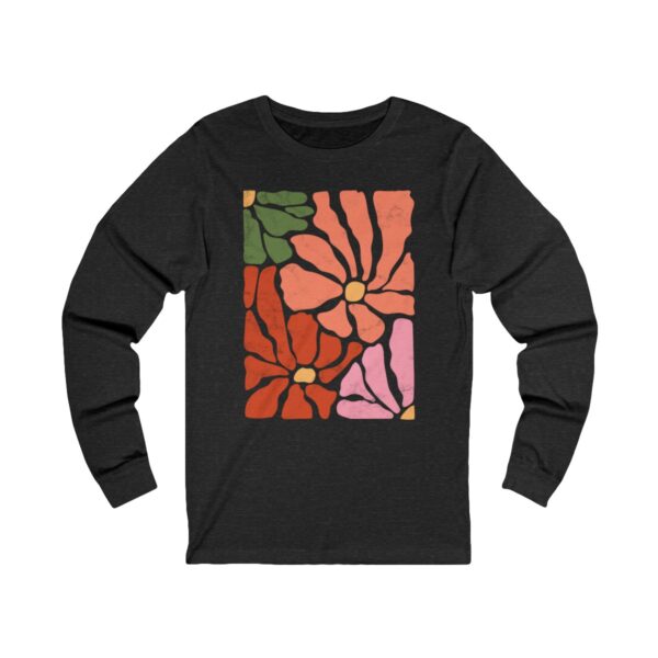 Distressed Abstract Wildflower LongSleeve